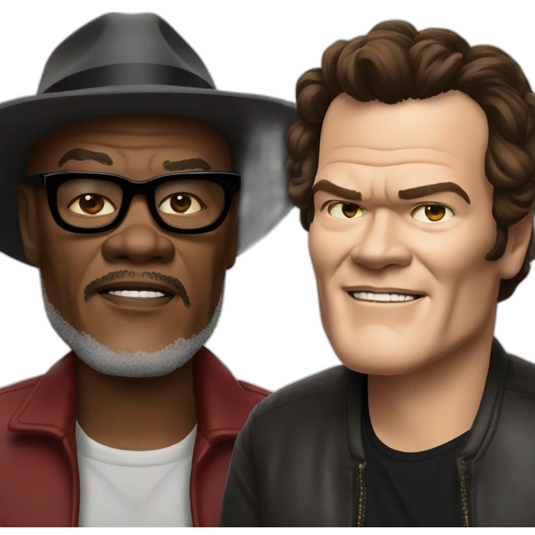 Samuel L Jackson and Quentin Tarantino emoji