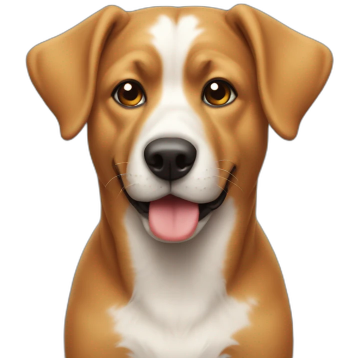 Een hond die zit emoji