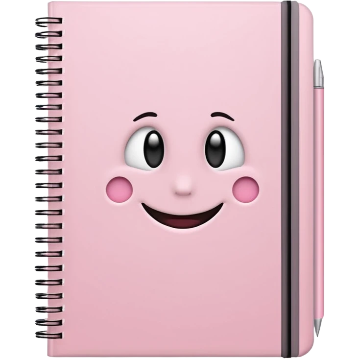 Light pink notebook emoji