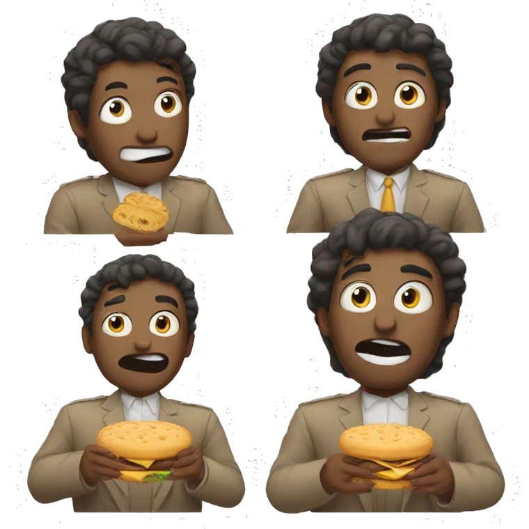 hungry and losing my mind emoji