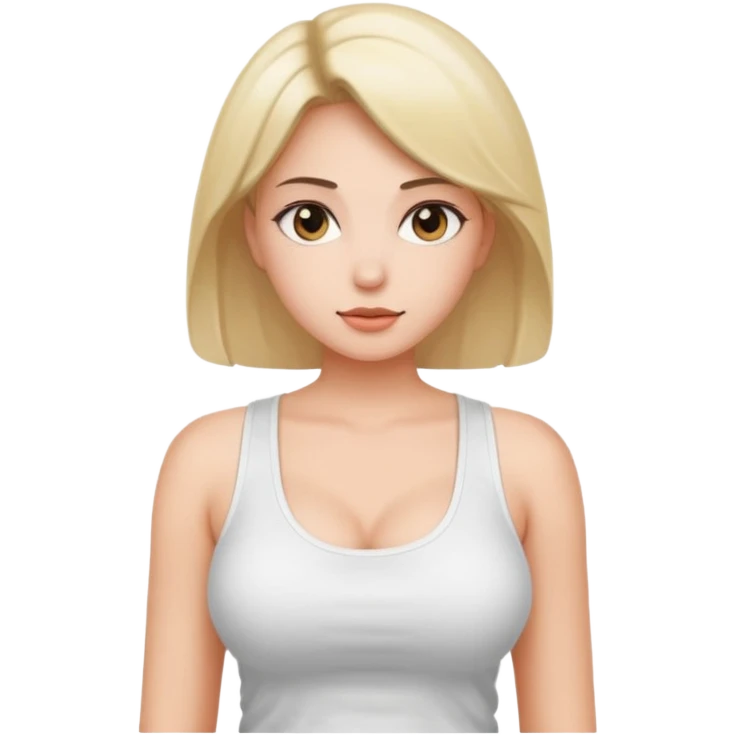 a girl with big boobs emoji