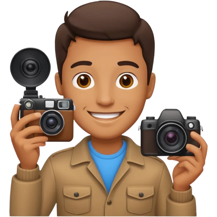 man with Camera emoji