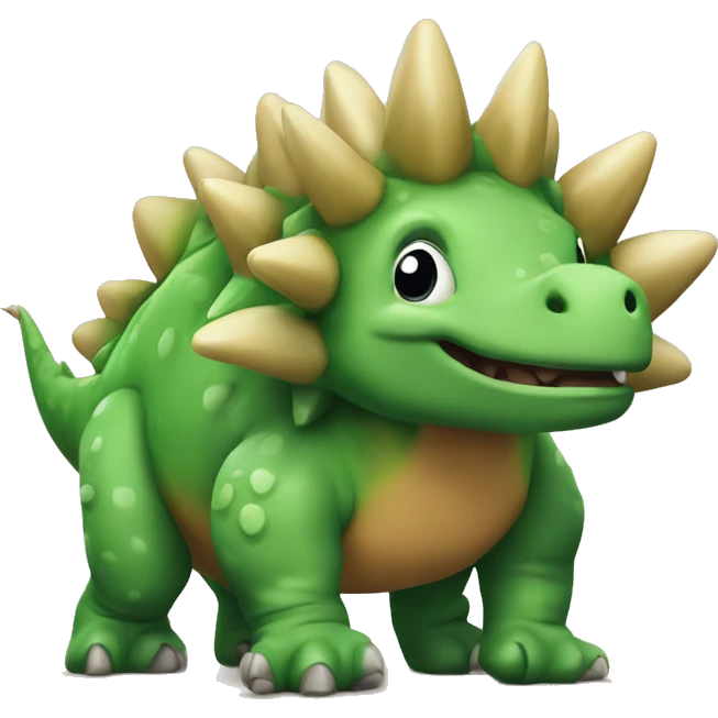 Cute stegosaurus  emoji