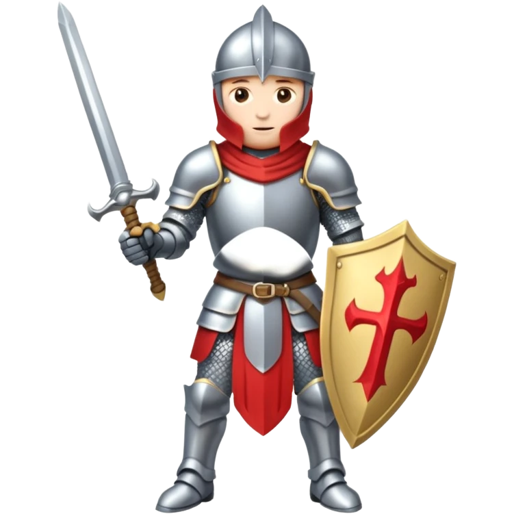 brave knight full body emoji