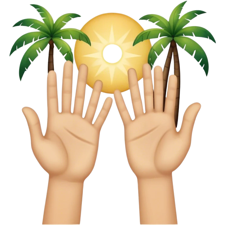 palms touching clap another's hand
 emoji