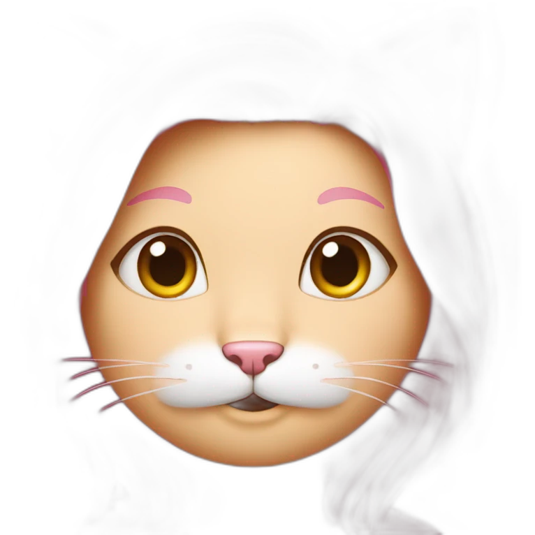 Kitty pink emoji