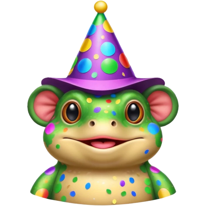 bufo sticker celebrating carnival emoji