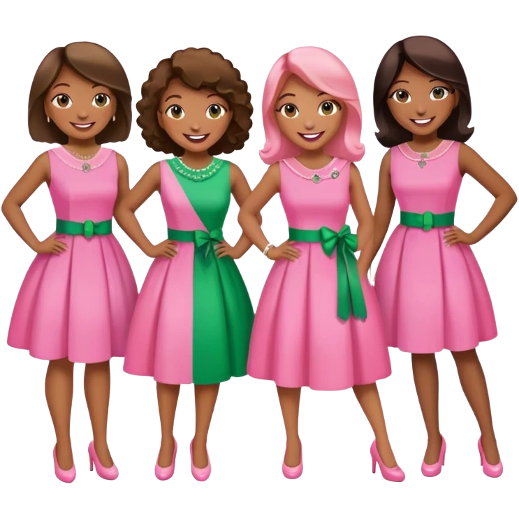 Alpha kappa alpha sorority emoji