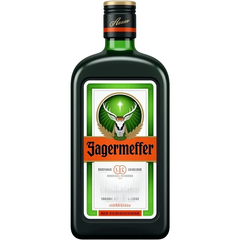 jagermeister bottle flat without small detail emoji