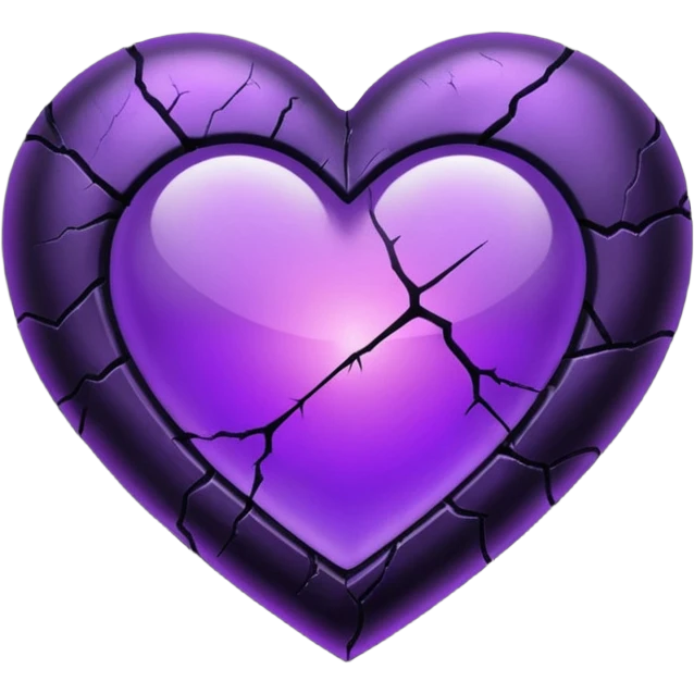 emo heart with a dark aura emoji