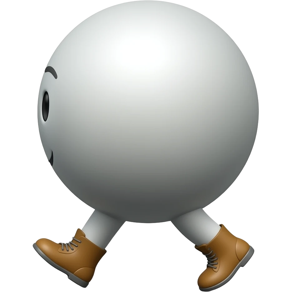 Walking ball emoji