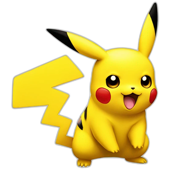 Pikachu qui vol sur mewtow emoji