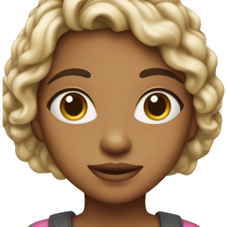 Menina coquete emoji