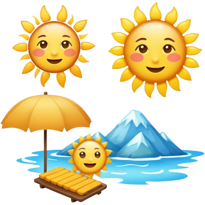 sunny day emoji