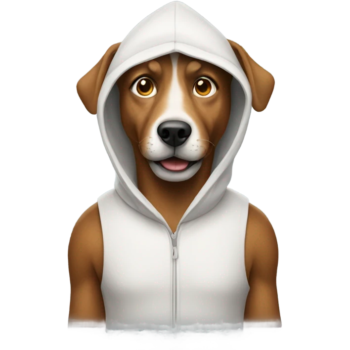 A man in dog emoji