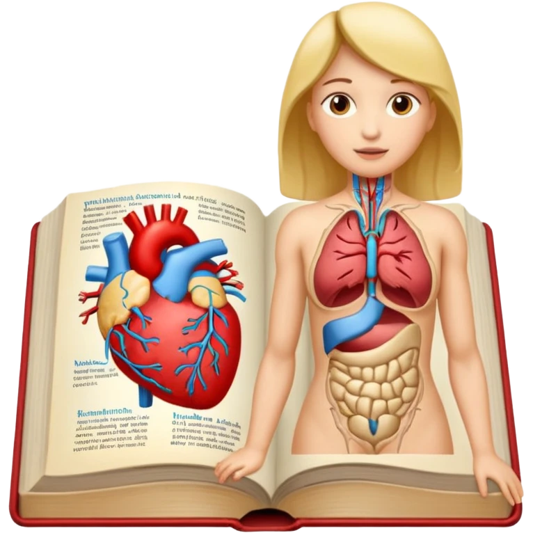 books of female anatomy emoji