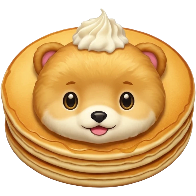 Pancake running emoji