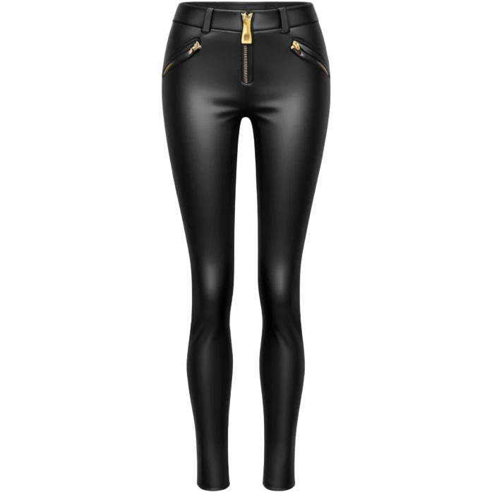 black zipper trousers emoji
