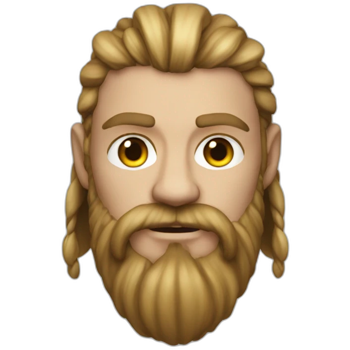 hyper realistic viking emoji