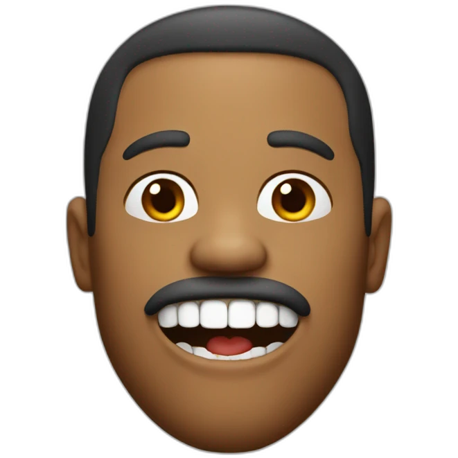 big man with buck teeth emoji