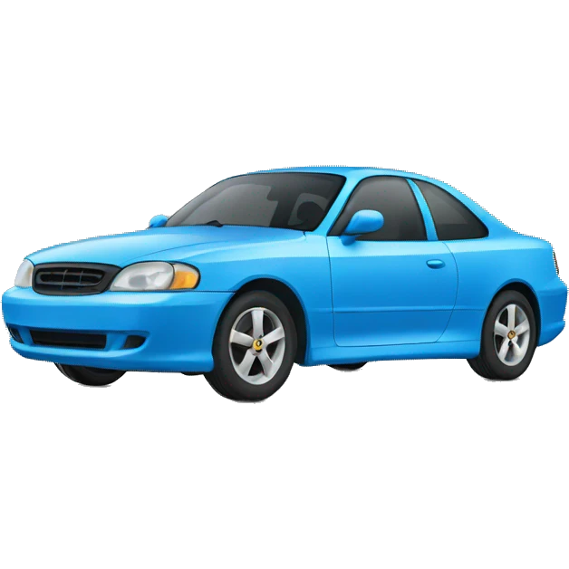 Blue car emoji