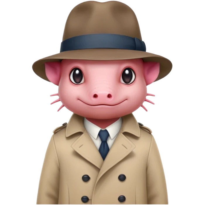 detective axolotl emoji