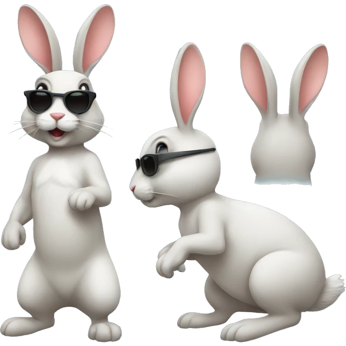 Cool Rabbit emoji