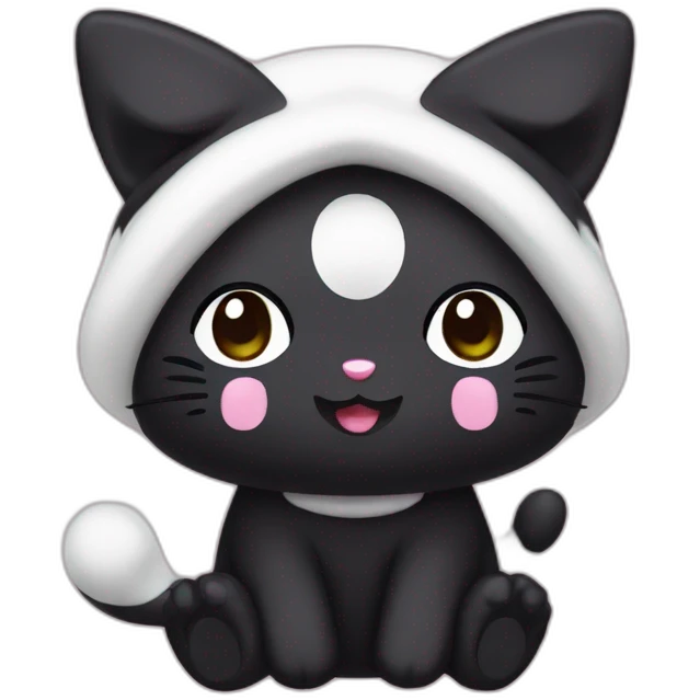 Kuromi sanrio emoji