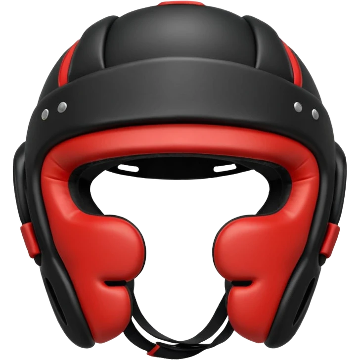 MMA headgear object icon, protective sparring helmet, padded texture, 3D cartoon, mobile game icon style, centered, clean background, no text, no watermark
 emoji