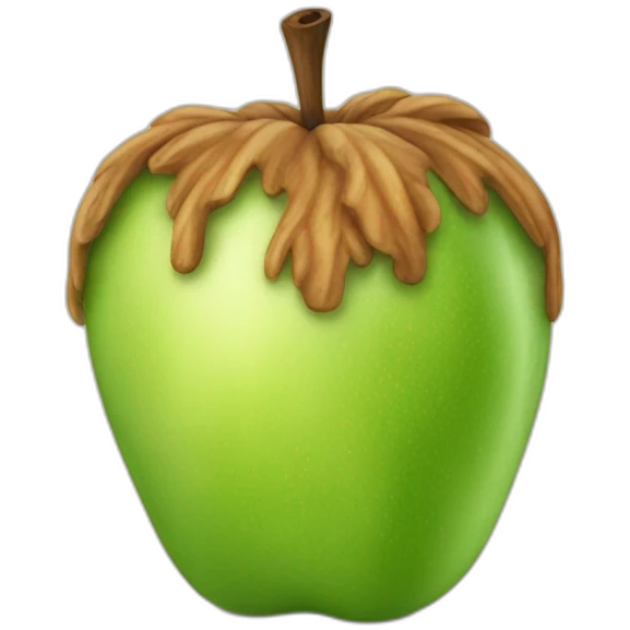 Caca  pomme emoji