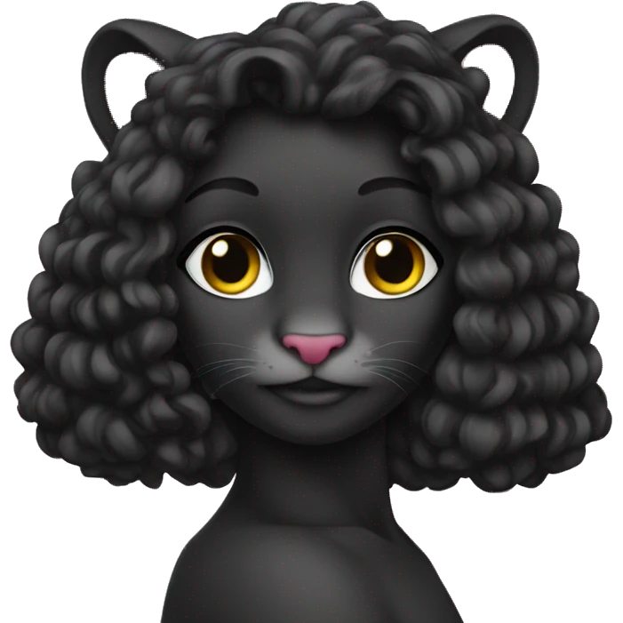 panther heart glamour emoji