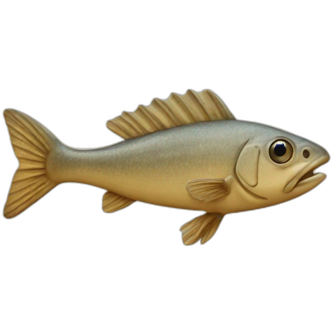Fossil fish emoji