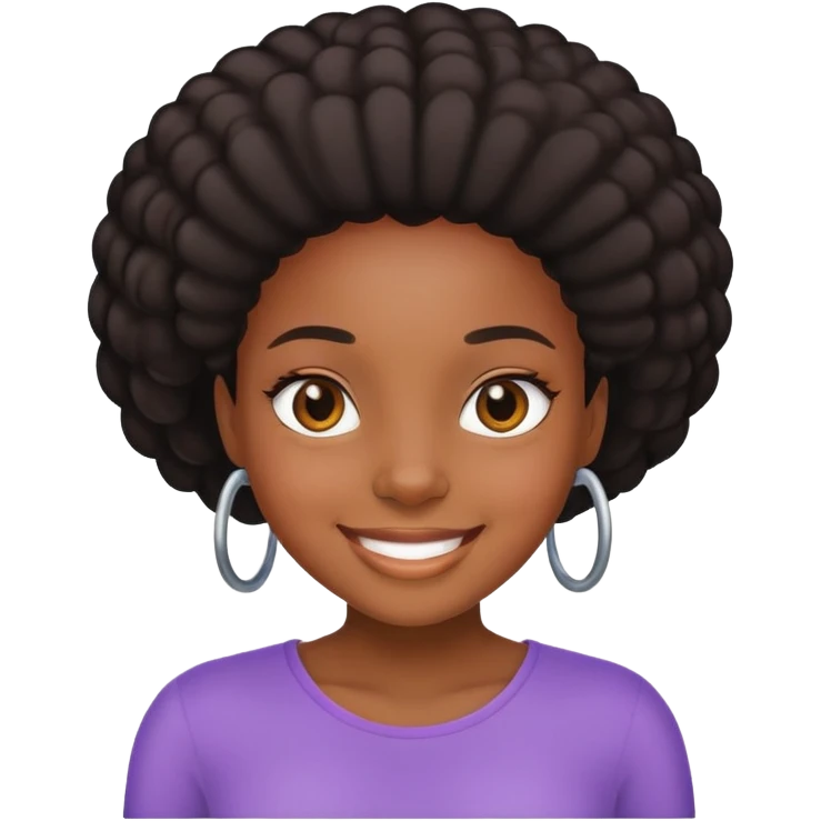 Black girl  emoji