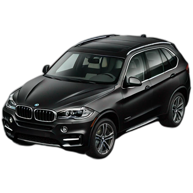 black bmw x5 emoji