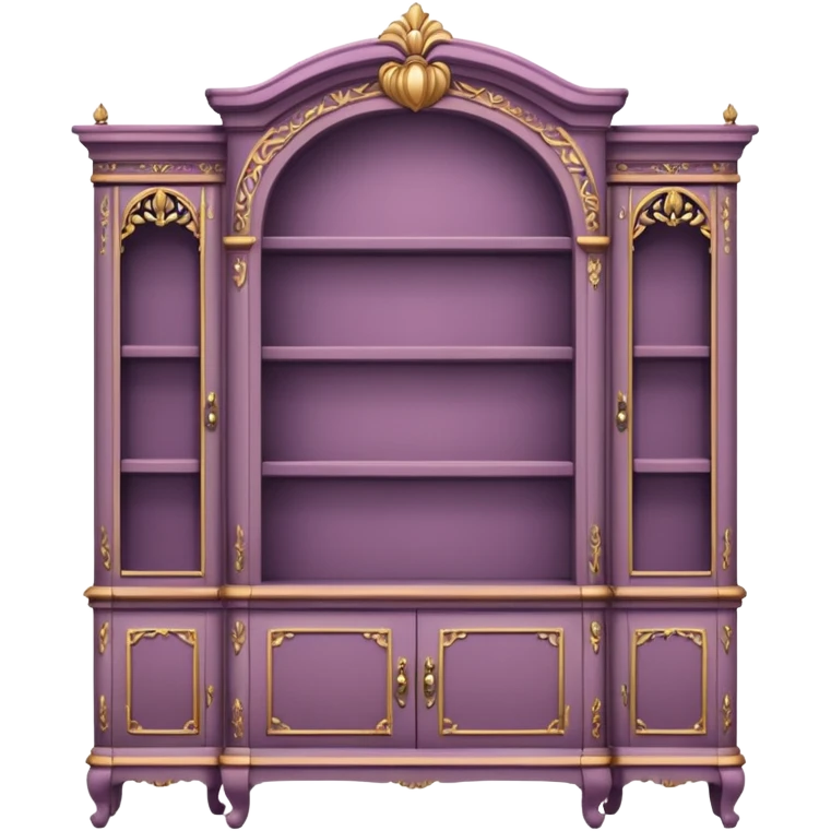 Mauve book case emoji