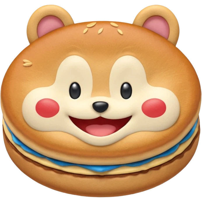 Doraemon Eating Dorayaki  emoji