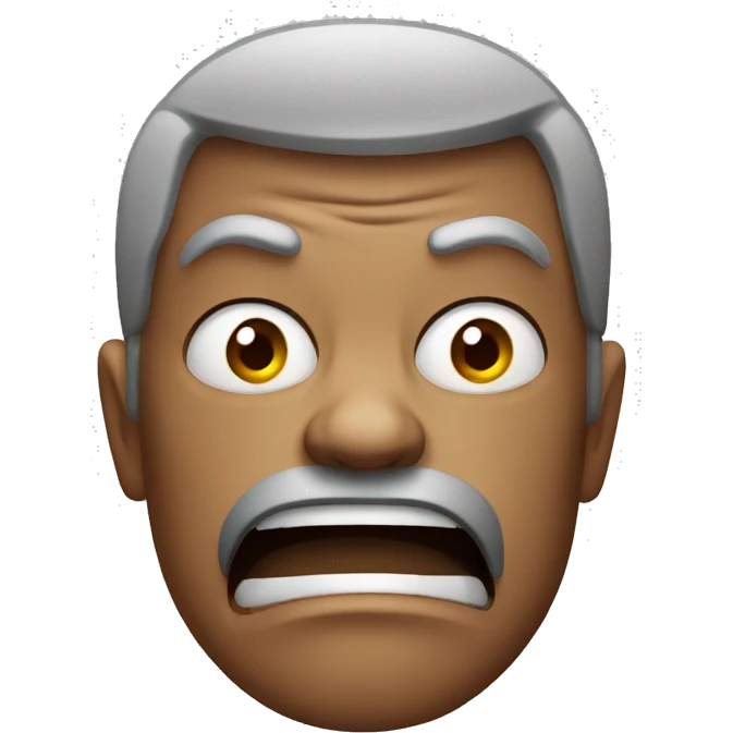 Angry person emoji