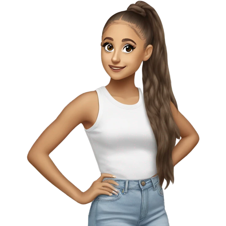 Hyper Realistic - Ariana Grande photo  emoji