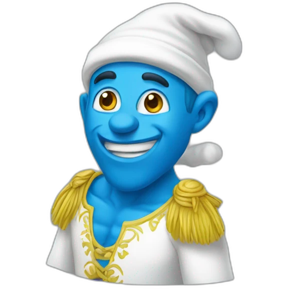 Smurf Ukrainian  emoji