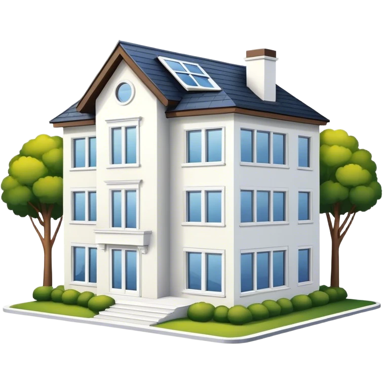 Beautiful house emoji