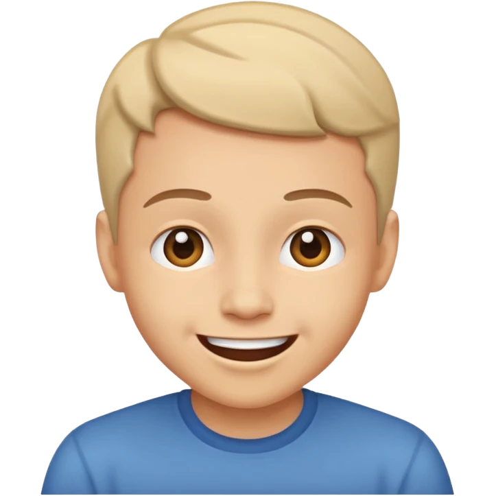 Head shaking because happy emoji