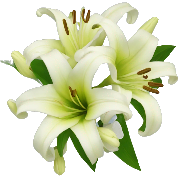 a bouquet of lilies  emoji