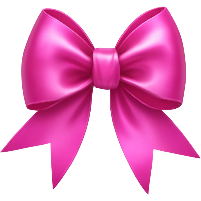 Pink bow emoji