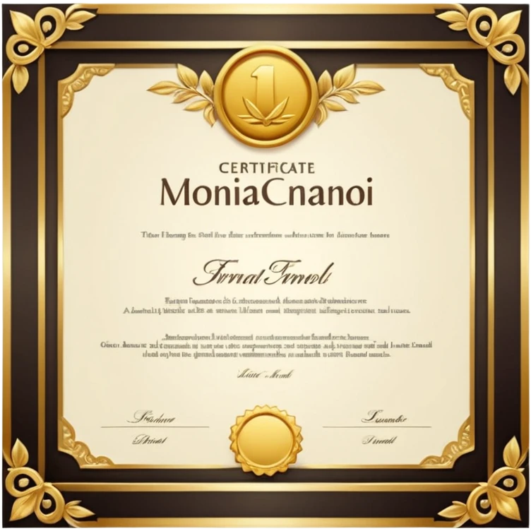 certificate emoji