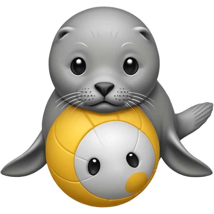 seal with a ball on its nose emoji