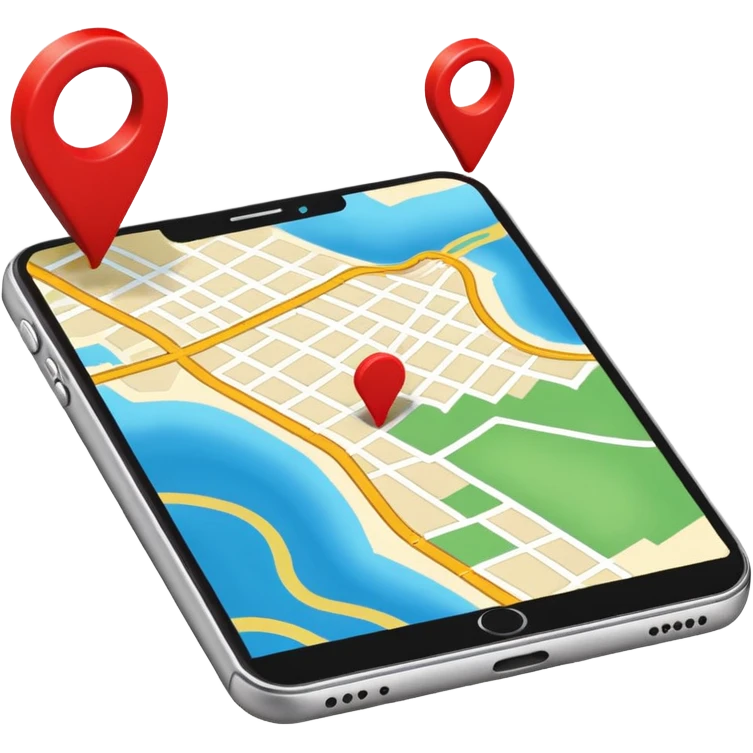 GPS map emoji
