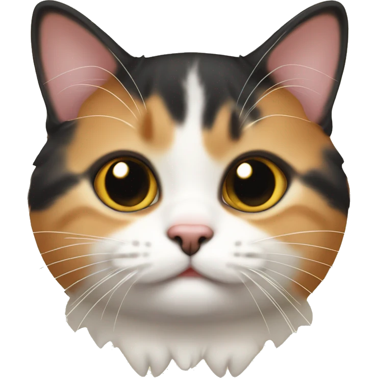 fat calico kitten emoji