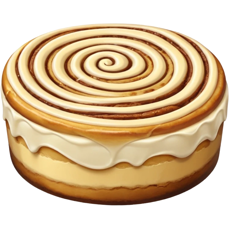 cinnamon roll cheesecake emoji
