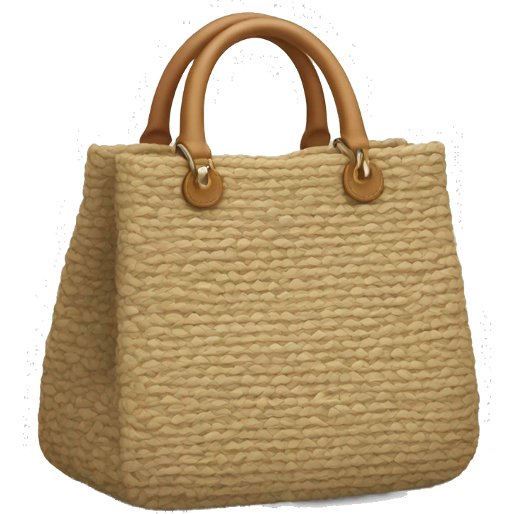 prada jute bag emoji