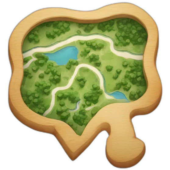 map marker shape, category food, white bg, w h 80% emoji